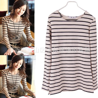 杭州四季青批发市场 条纹娃娃领短T超值热销，单价低至19元